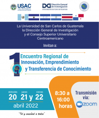 Afiche I Encuentro Regional de Innovación, Emprendimiento y Transferencia de Conocimiento