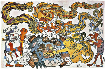 El Popol Wuj, el libro sagrado de los Mayas aborda temáticas de la Cosmovisión Maya e Historias K&#039;iché&#039;